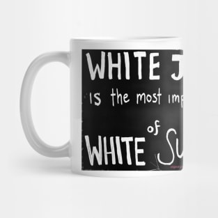 White Jesus Is The Most Important Tool of White Supremacy  - Black Lives Matter Memorial Fence - Front Mug